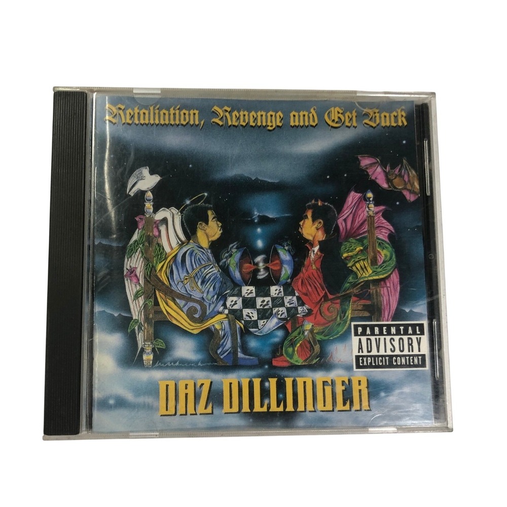 Daz Dillinger Retaliation Revenge and Get Back CD 1998 Death Row Records Rap